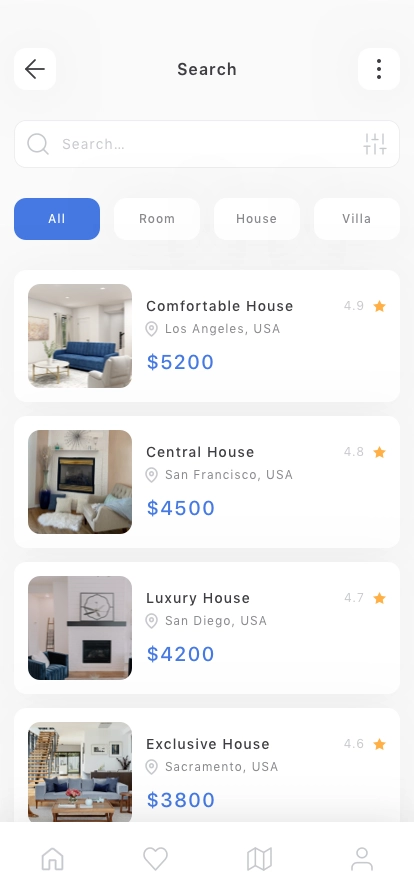 Real Estate Mobile App UI Kit - Screenshot 4