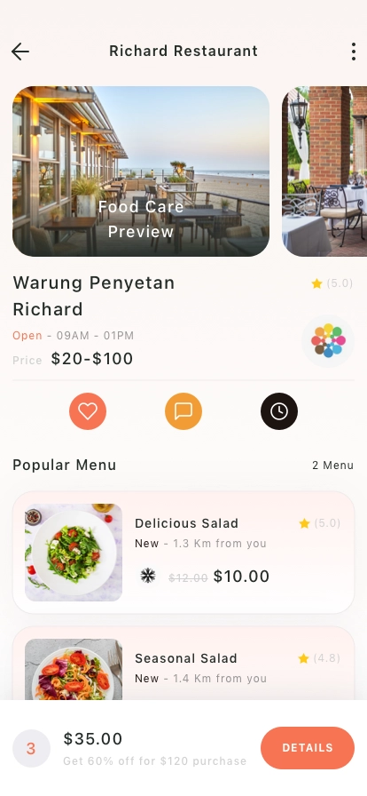 Food Order Mobile App UI Kit - Screenshot 3