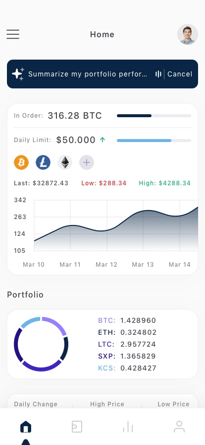 AI DeFi & Banking Mobile App UI Kit - Screenshot 4
