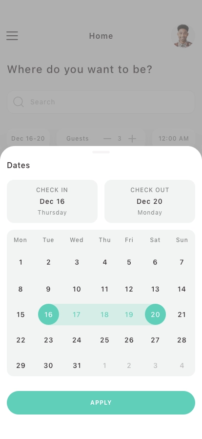 Accommodation Booking Mobile App UI Kit - Screenshot 3