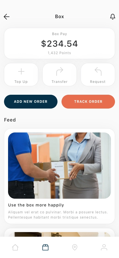 Logistics & Delivery Mobile App UI Kit - Screenshot 3