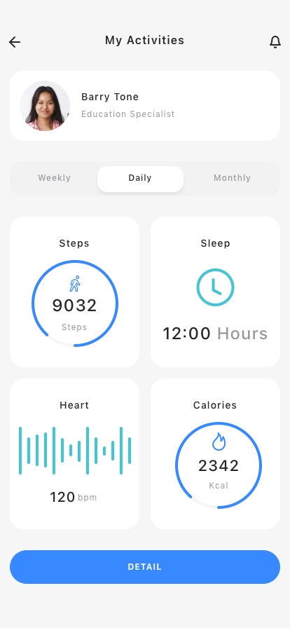 Workout Tracker Mobile App UI Kit - Screenshot 5