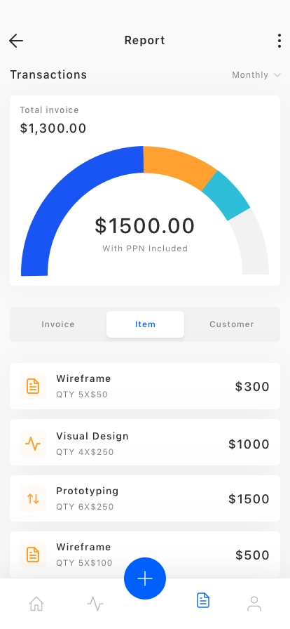 Invoice Management App UI Kit - Screenshot 5