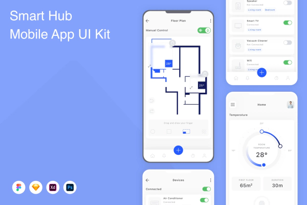 Smart Hub Mobile App UI Kit