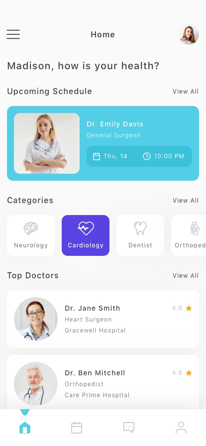 Medical Mobile App UI Kit - Screenshot 1