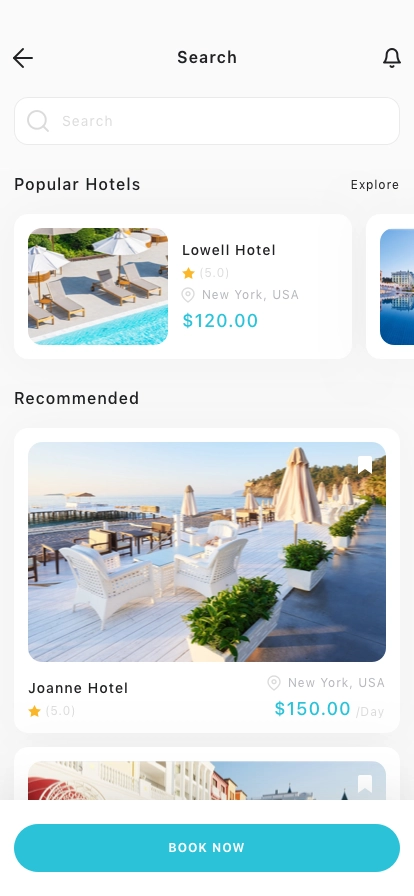 Travel & Trip Mobile App UI Kit - Screenshot 5