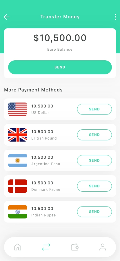 Money Transfer Mobile App UI Kit - Screenshot 3