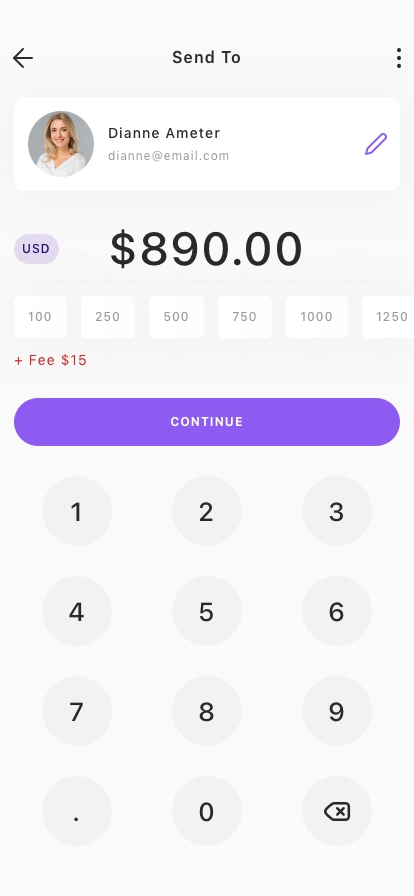 Wallet & Finance Mobile App UI Kit - Screenshot 2