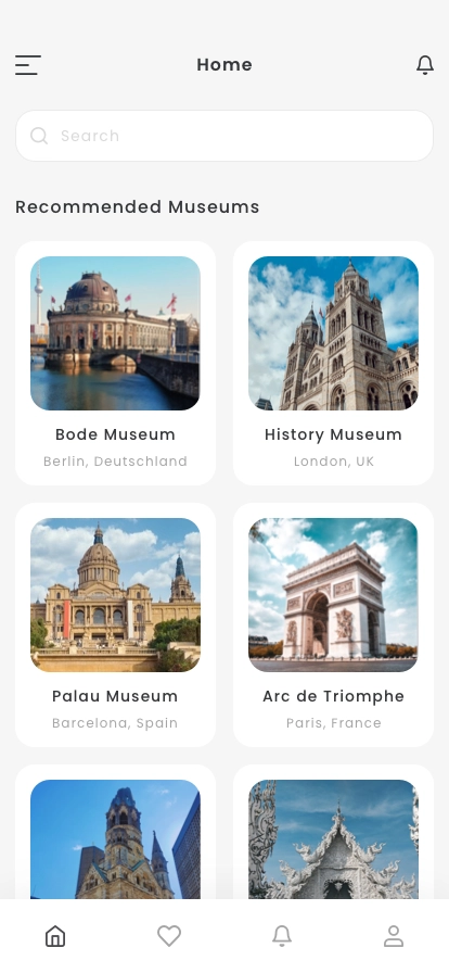 Metaverse Museum Project Mobile App UI Kit - Screenshot 3