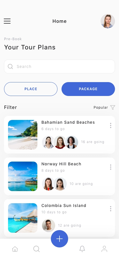 Travel Mobile App UI Kit - Screenshot 1