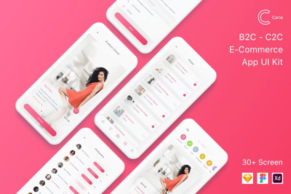B2C & C2C eCommerce App UI Kit