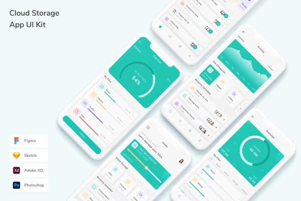 Cloud Storage App UI Kit