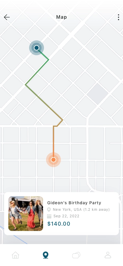 Event Finder & Booking Mobile App UI Kit - Screenshot 2