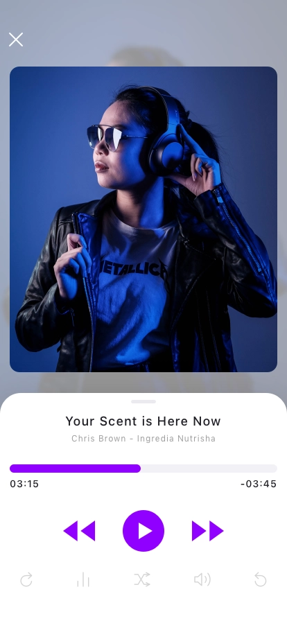 Music Player Mobile App UI Kit - Screenshot 4