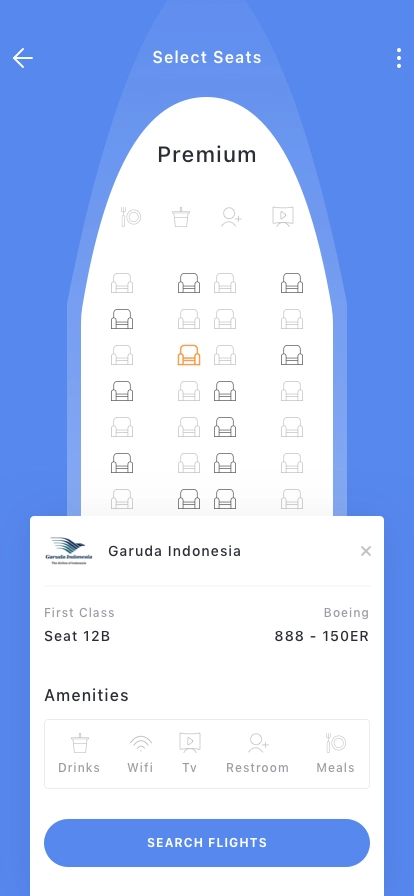 Booking Flight Ticket Mobile App UI Kit - Screenshot 4