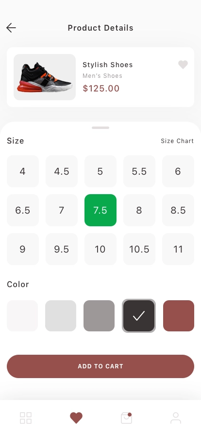 Shoe Store Mobile App UI Kit - Screenshot 5