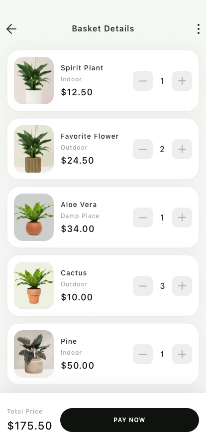 Plant Store Mobile App UI Kit - Screenshot 5