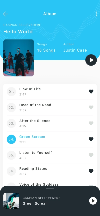 Music Player Mobile App UI Kit - Screenshot 5