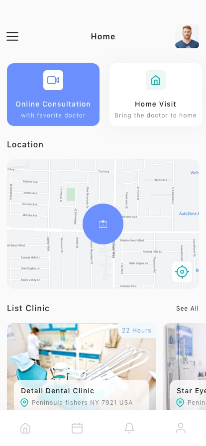 Hospital Appointments Mobile App UI Kit - Screenshot 1