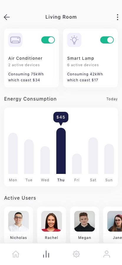 AI Smart Home Mobile App UI Kit - Screenshot 2