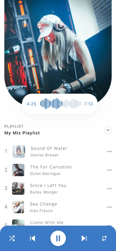 Music Player App UI Kit - Screenshot 6