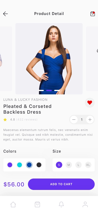 Clothes Ecommerce App UI Kit - Screenshot 2