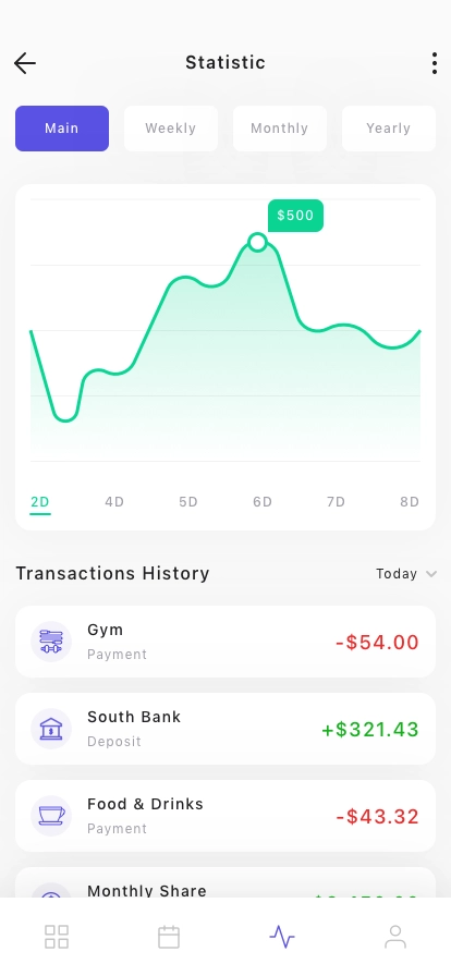 Fintech Mobile App UI Kit - Screenshot 2