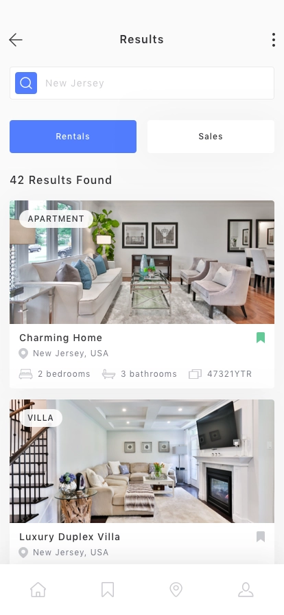 Home Rental App UI Kit - Screenshot 3