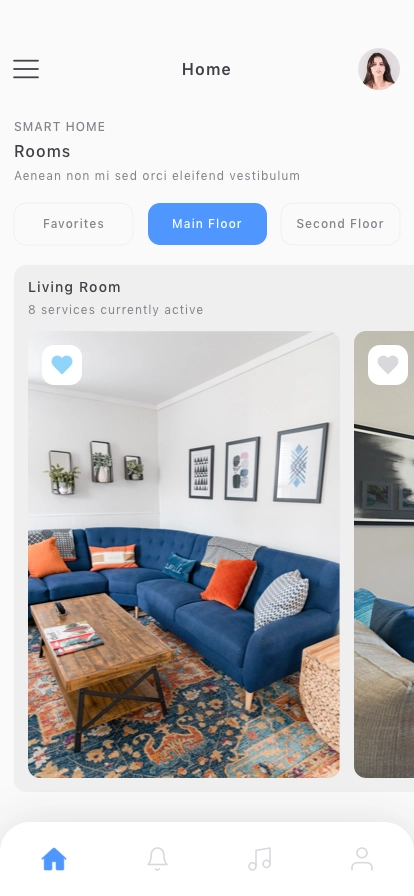 Home Automation Mobile App UI Kit - Screenshot 1