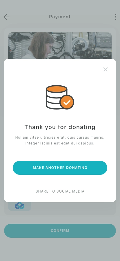 Donation Mobile App UI Kit - Screenshot 5