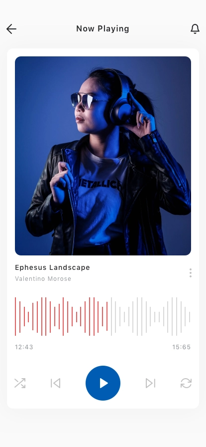 Music Player Mobile App UI Kit - Screenshot 5