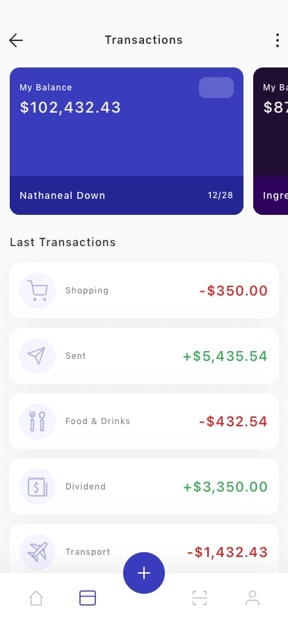 Expense Manager Mobile App UI Kit - Screenshot 5