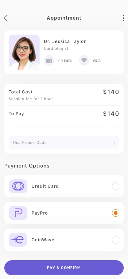 Doctor Appointment Mobile App UI Kit - Screenshot 5