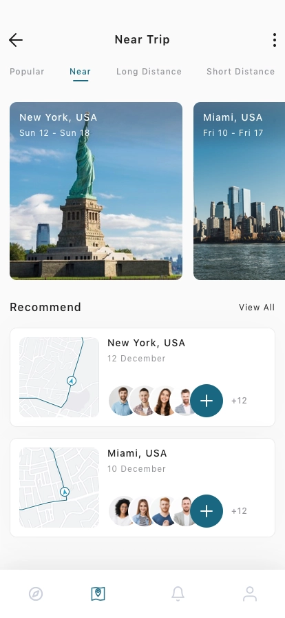 BikeRide Tracker Mobile App UI Kit - Screenshot 2
