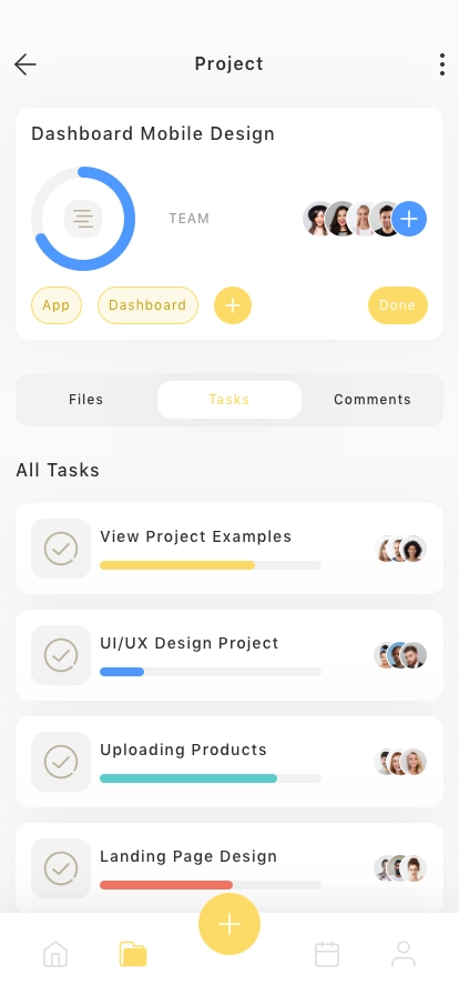 Task Management Mobile App UI Kit - Screenshot 3