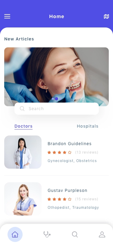 Find Doctor App UI Kit - Screenshot 8