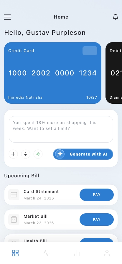 Banking Platform Mobile App UI Kit - Screenshot 1