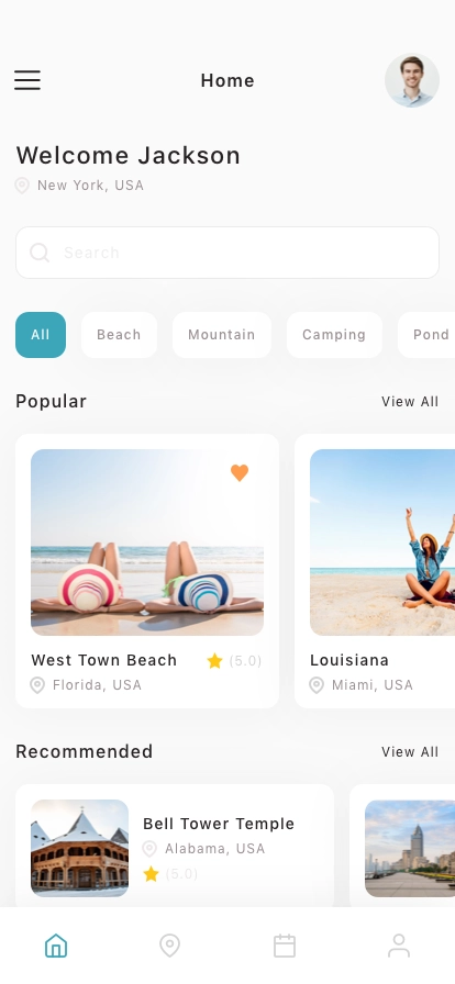 AI Travel Mobile App UI Kit - Screenshot 1