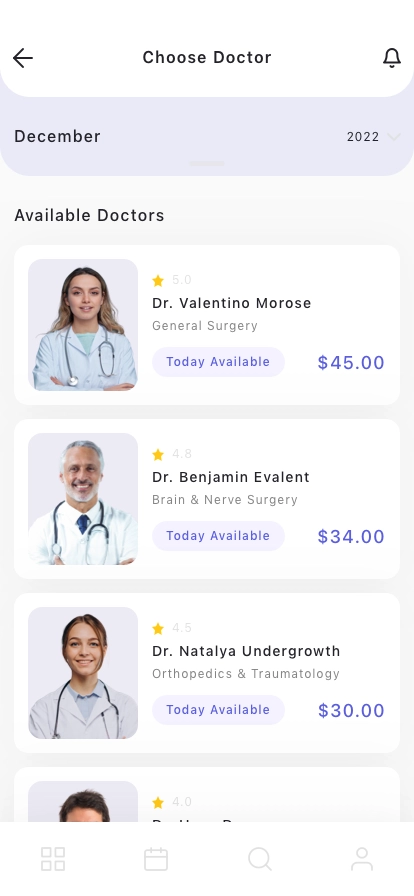 Doctor Appointment Mobile App UI Kit - Screenshot 3