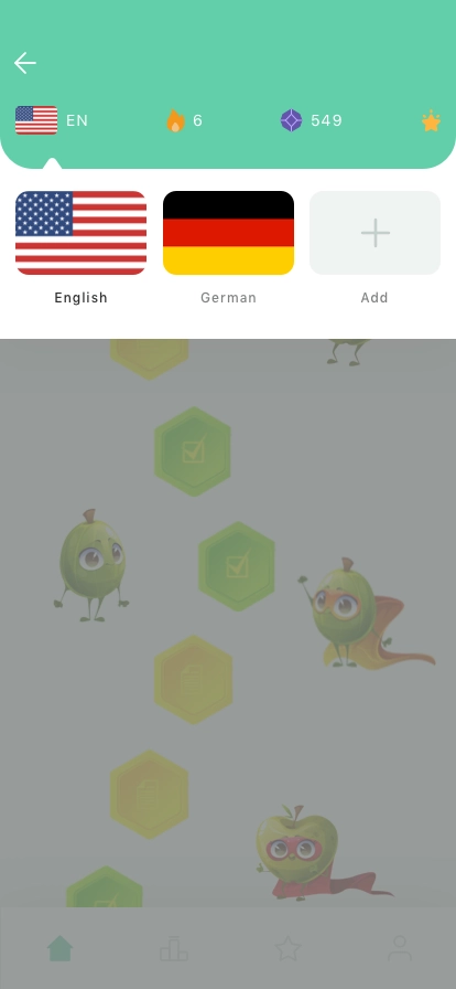 Language Learning Mobile App UI Kit - Screenshot 2
