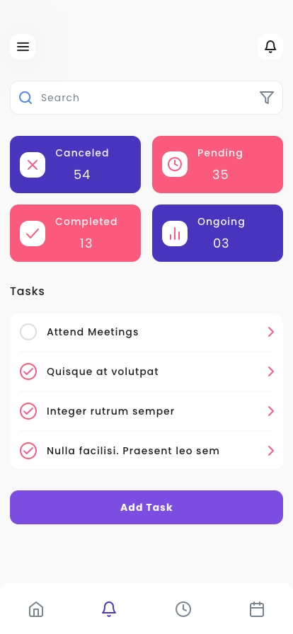Multipurpose Dashboard App UI Kit - Screenshot 3