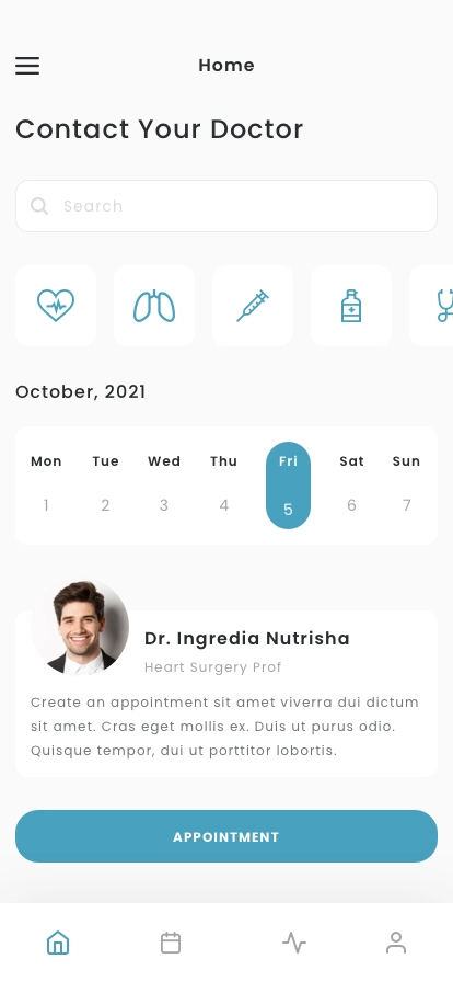 Medical Consultation App UI Kit - Screenshot 1