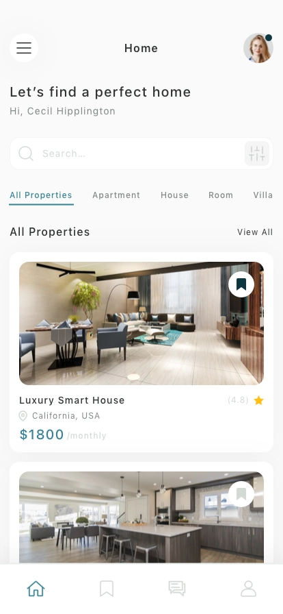 Real Estate Mobile App UI Kit - Screenshot 1