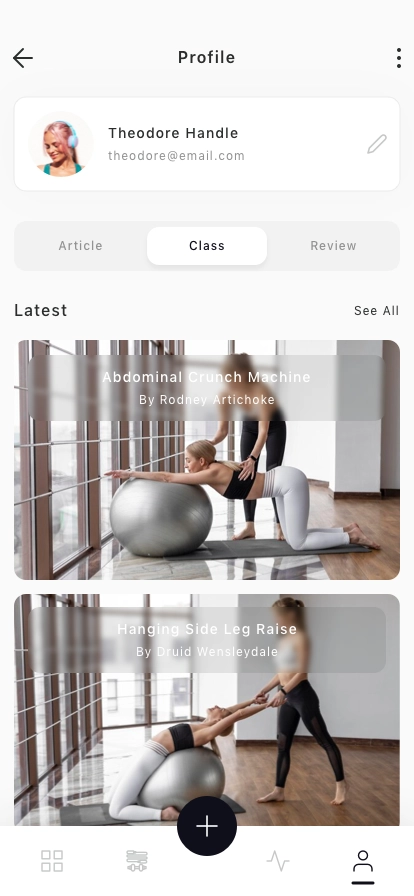 Workout Tracker Mobile App UI Kit - Screenshot 3