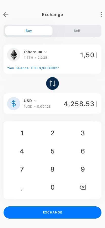 Cryptocurrency Wallet Mobile App UI Kit - Screenshot 5