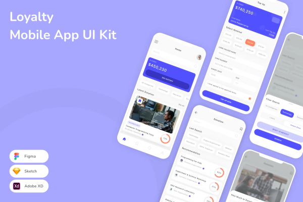 Loyalty Mobile App UI Kit