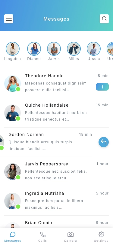 Messaging App UI Kit - Screenshot 13