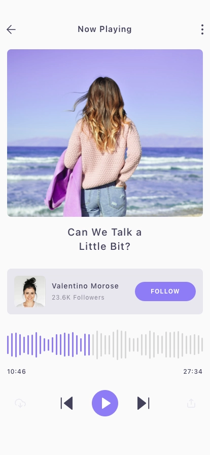 Podcast Platform Mobile App UI Kit - Screenshot 4