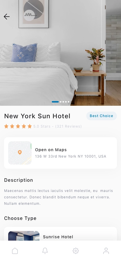 Travel Booking Mobile App UI Kit - Screenshot 5