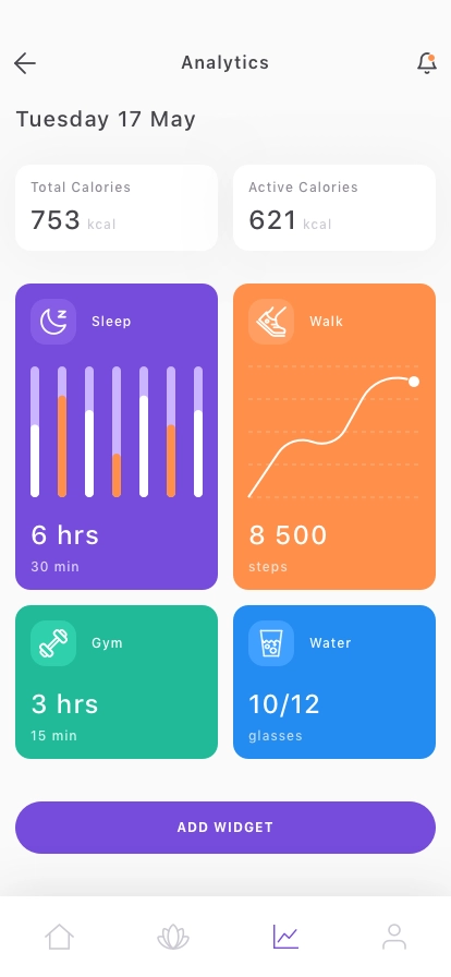 Yoga & Workout Mobile App UI Kit - Screenshot 5